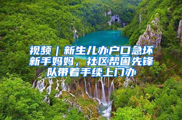 视频｜新生儿办户口急坏新手妈妈，社区帮困先锋队带着手续上门办