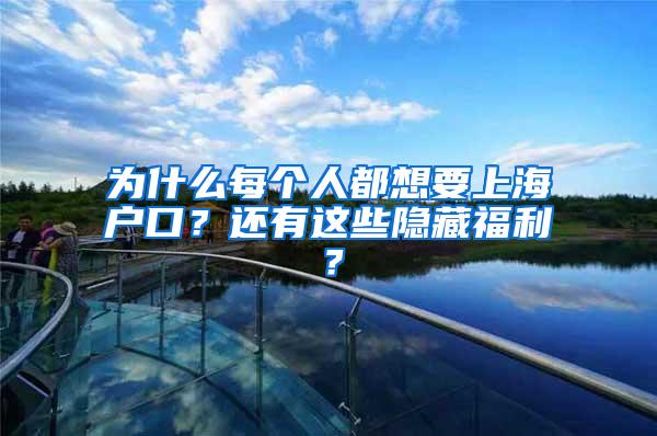 为什么每个人都想要上海户口？还有这些隐藏福利？