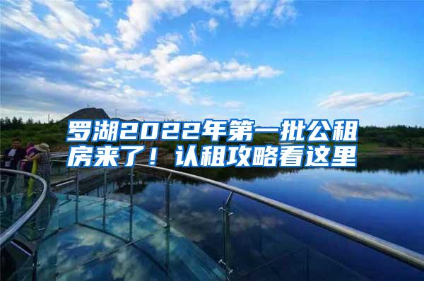 罗湖2022年第一批公租房来了！认租攻略看这里→