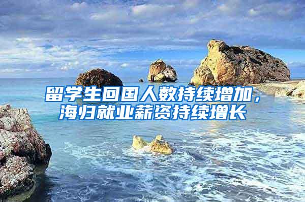 留学生回国人数持续增加，海归就业薪资持续增长