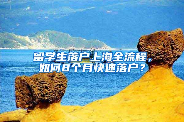 留学生落户上海全流程，如何8个月快速落户？