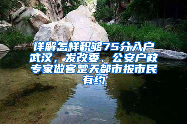 详解怎样积够75分入户武汉，发改委、公安户政专家做客楚天都市报市民有约