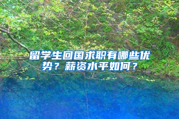 留学生回国求职有哪些优势？薪资水平如何？