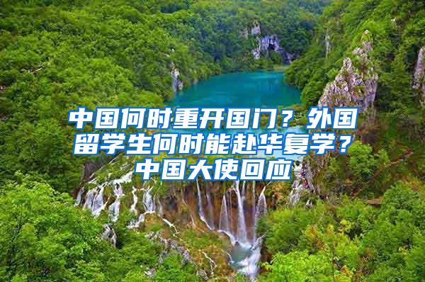 中国何时重开国门？外国留学生何时能赴华复学？中国大使回应