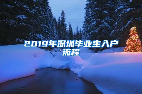 2019年深圳毕业生入户流程