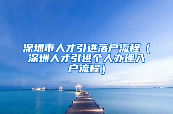 深圳市人才引进落户流程（深圳人才引进个人办理入户流程）