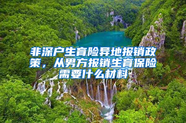 非深户生育险异地报销政策，从男方报销生育保险需要什么材料