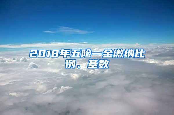 2018年五险一金缴纳比例、基数