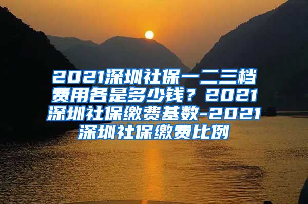 2021深圳社保一二三档费用各是多少钱？2021深圳社保缴费基数-2021深圳社保缴费比例