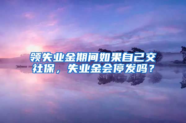 领失业金期间如果自己交社保，失业金会停发吗？