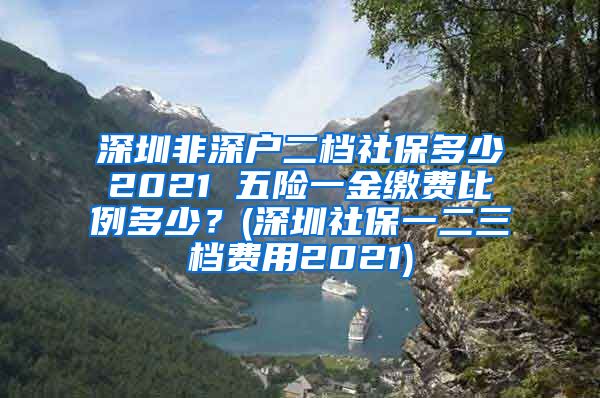 深圳非深户二档社保多少2021 五险一金缴费比例多少？(深圳社保一二三档费用2021)