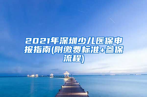 2021年深圳少儿医保申报指南(附缴费标准+参保流程)