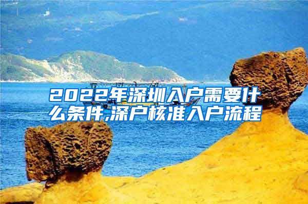 2022年深圳入户需要什么条件,深户核准入户流程