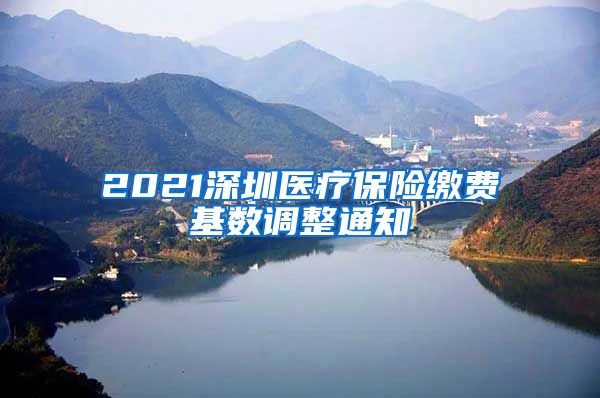 2021深圳医疗保险缴费基数调整通知