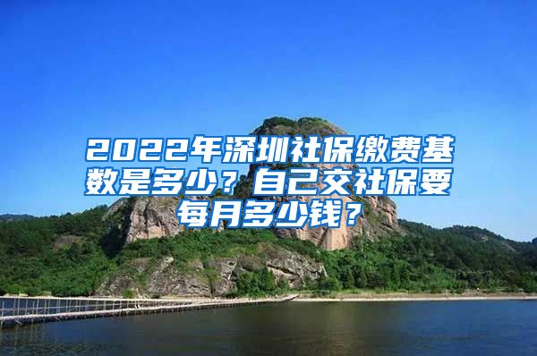 2022年深圳社保缴费基数是多少？自己交社保要每月多少钱？