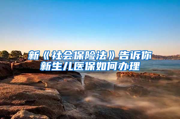 新《社会保险法》告诉你新生儿医保如何办理