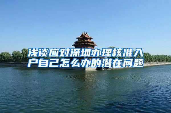 浅谈应对深圳办理核准入户自己怎么办的潜在问题