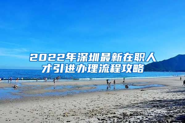 2022年深圳最新在职人才引进办理流程攻略