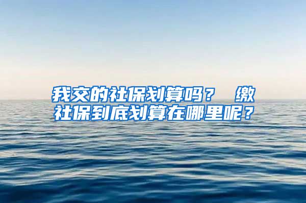 我交的社保划算吗？ 缴社保到底划算在哪里呢？