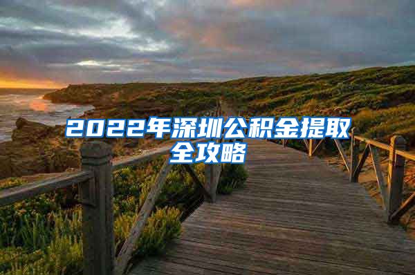 2022年深圳公积金提取全攻略