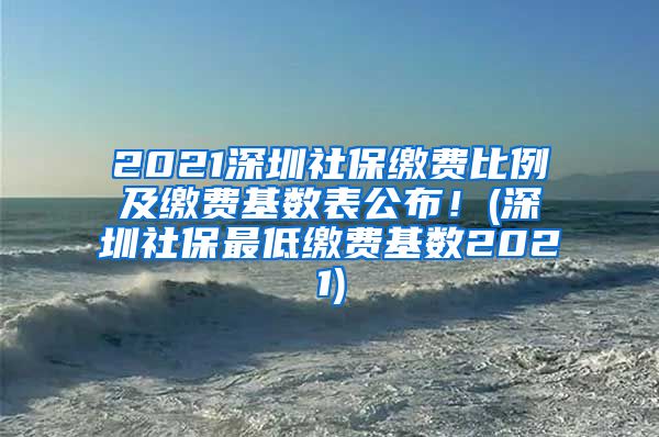 2021深圳社保缴费比例及缴费基数表公布！(深圳社保最低缴费基数2021)