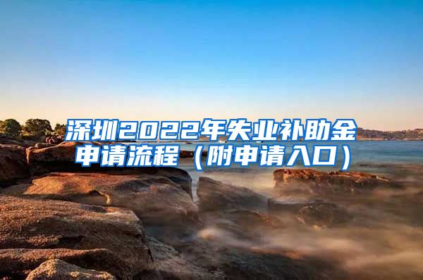 深圳2022年失业补助金申请流程（附申请入口）