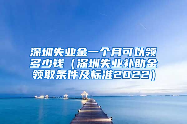 深圳失业金一个月可以领多少钱（深圳失业补助金领取条件及标准2022）