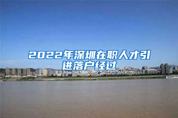 2022年深圳在职人才引进落户经过