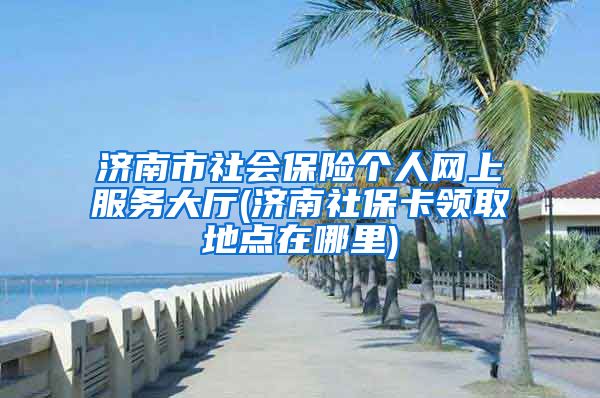 济南市社会保险个人网上服务大厅(济南社保卡领取地点在哪里)