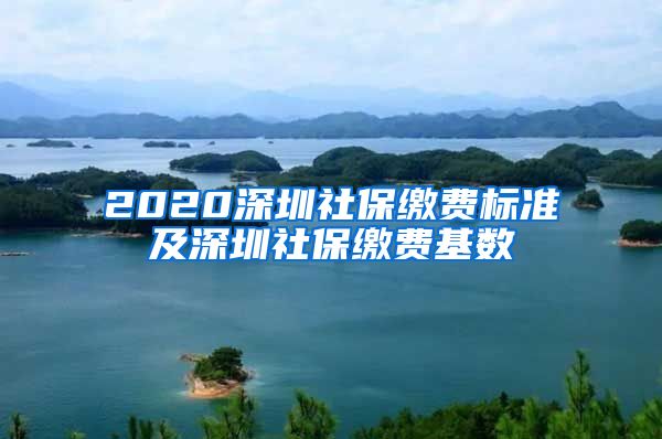 2020深圳社保缴费标准及深圳社保缴费基数