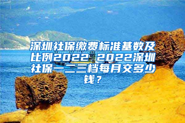 深圳社保缴费标准基数及比例2022 2022深圳社保一二三档每月交多少钱？