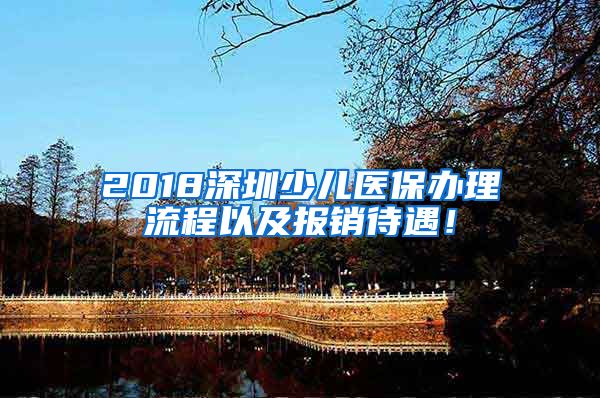 2018深圳少儿医保办理流程以及报销待遇！