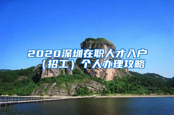 2020深圳在职人才入户（招工）个人办理攻略