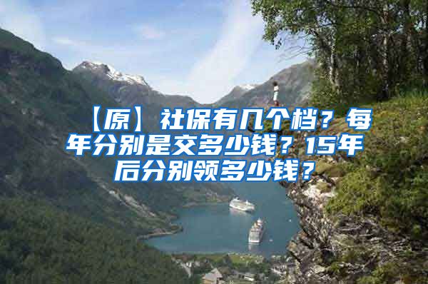 【原】社保有几个档？每年分别是交多少钱？15年后分别领多少钱？