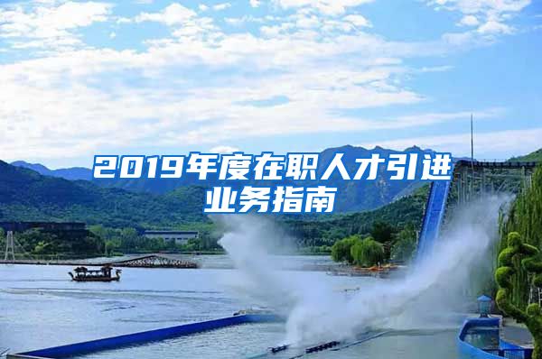 2019年度在职人才引进业务指南