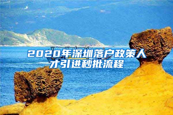 2020年深圳落户政策人才引进秒批流程