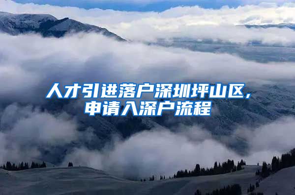 人才引进落户深圳坪山区,申请入深户流程